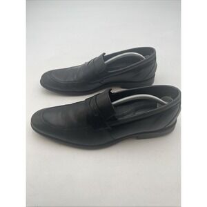 Stacy Adams Men's Size 12M Black Leather Penny Loafers 24970-001